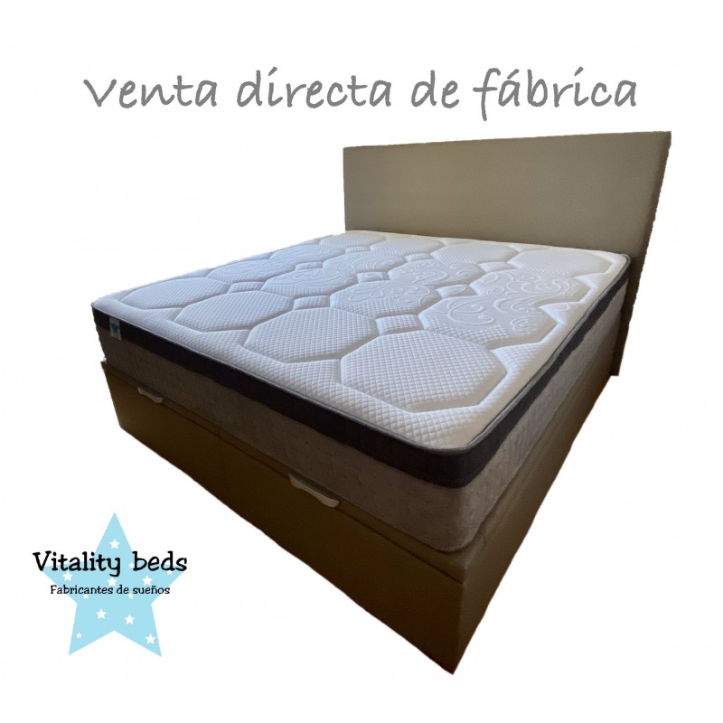 PACK LUXURY COLCHON CANAPE Y CABECERO - Vitality Beds